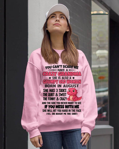 AUGUST - YOU CAN'T SCARE ME I HAVE A CRAZY GRANDMA - FROM GRANDMA - TLEE08 (SKU09-114-08)