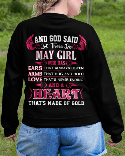 MAY GIRL – EARS THAT LISTEN ARMS THAT HUG LOVE NEVER ENDING HEART OF GOLD - FOR WOMEN - TLEE05 (SKU09-75-05)