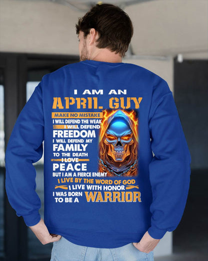 APRIL - A WARRIOR BY BLOOD, A BELIEVER BY HEART - GIFT FOR MAN - TLEE04 (SKU10-51-04)