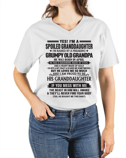 APRIL - YES! I'M A SPOILED GRANDDAUGHTER I'M RAISED BY A FREAKING GRUMPY OLD GRANDPA - FROM GRANDPA - TLEE04 (SKU12-129-04)