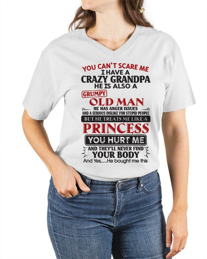 YOU CAN'T SCARE ME I HAVE A CRAZY GRANDPA HE IS ALSO A GRUMPY OLD MAN - FROM GRANDPA - TLEE00 (SKU09-143-00)