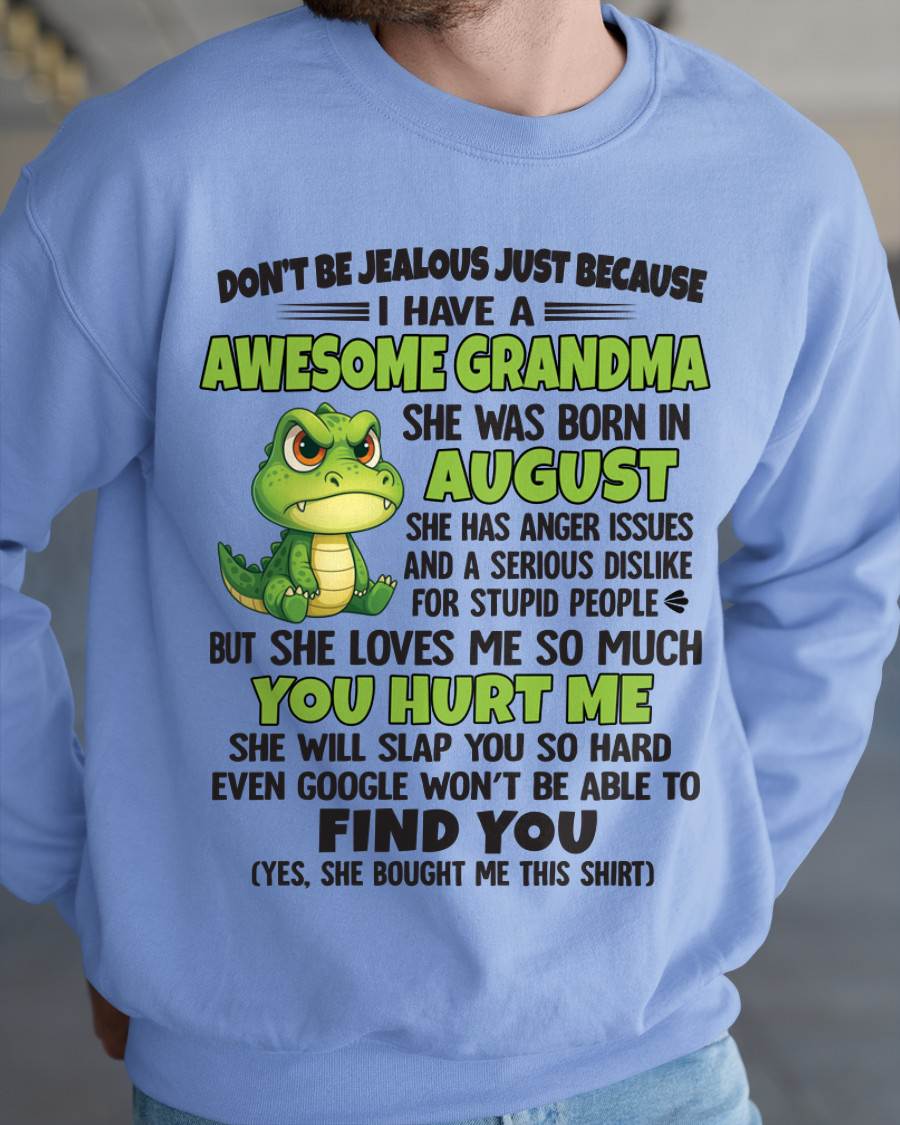 AUGUST - DON'T BE JEALOUS JUST BECAUSE I HAVE A AWESOME GRANDMA - FROM GRANDMA - TLEE08 (SKU09-116-08)