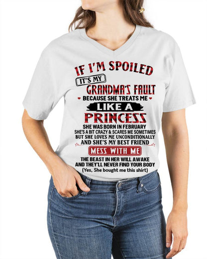 FEBRUARY - IF I'M SPOILED IT'S MY GRANDMA'S FAULT BECAUSE SHE TREATS ME LIKE A PRINCESS - FROM GRANDMA - TLEE02 (SKU07-92-02)