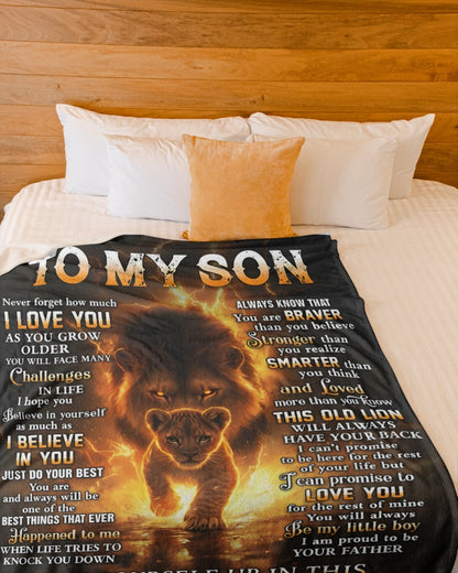 Special Gift For Your Son Blanket - From Dad (SKUB12-136)