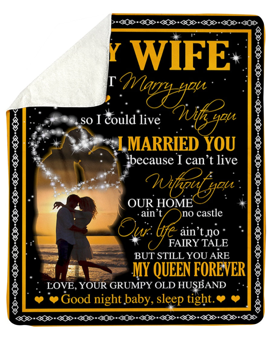 Special Gift For Your Wife Blanket - From Husband