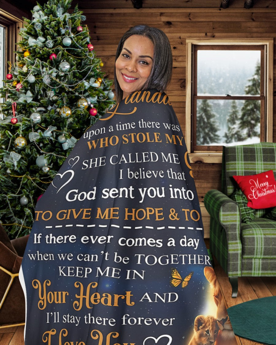 Special Gift For Your Granddaughter Blanket - From Grandma08