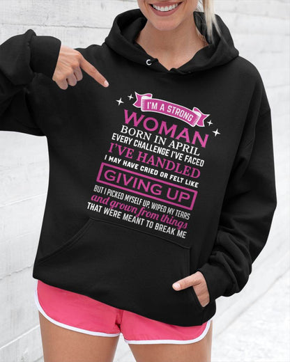 APRIL – I’M A STRONG WOMAN – I FALL, I CRY, BUT I NEVER GIVE UP - FOR WOMEN - TLEE04 (SKU10-66-04)