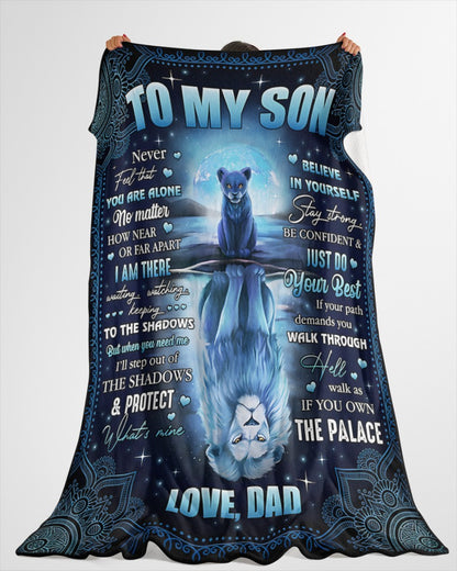 Special Gift For Your Son Blanket - From Dad (SKUB11-151)