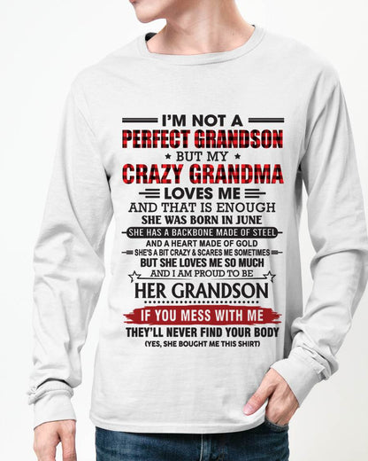 JUNE - I’M NOT PERFECT, BUT MY CRAZY GRANDMA LOVES ME - FROM GRANDMA - TLEE06 (SKU26T-01131-06)