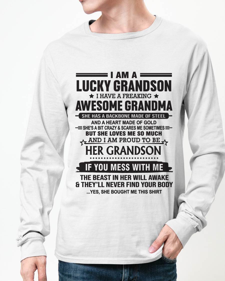 GRANDSON OF A STRONG & LOVING GRANDMA - FROM GRANDMA - TLEE00 (SKU11-154-00)