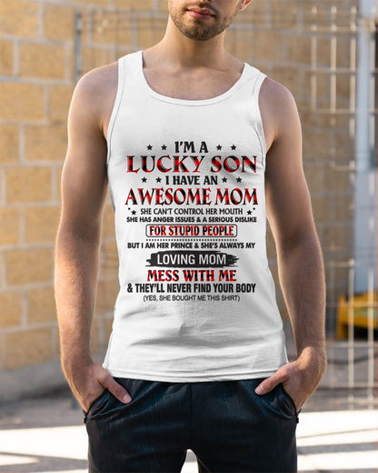 I’M A LUCKY SON I HAVE AN AWESOME MOM - FROM MOM - TLEE00 (SKU26T-01-24-00)