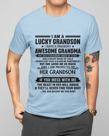 GRANDSON OF A STRONG & LOVING GRANDMA - FROM GRANDMA - TLEE00 (SKU11-154-00)