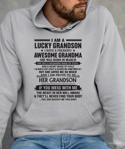 MARCH - GRANDSON OF A STRONG & LOVING GRANDMA - FROM GRANDMA - TLEE03 (SKU11-154-03)