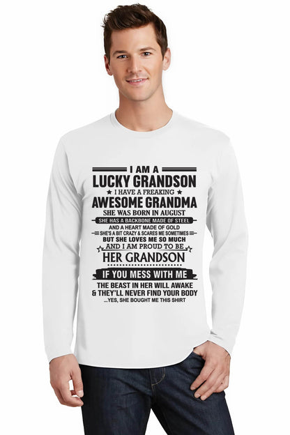 AUGUST - GRANDSON OF A STRONG & LOVING GRANDMA - FROM GRANDMA - TLEE08 (SKU11-154-08)