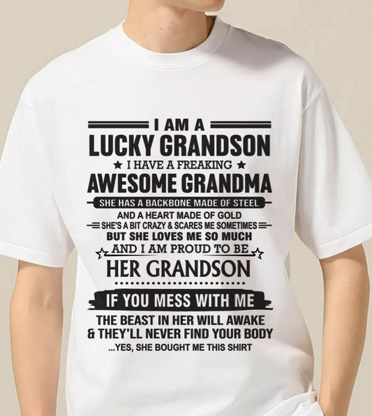 GRANDSON OF A STRONG & LOVING GRANDMA - FROM GRANDMA - TLEE00 (SKU11-154-00)