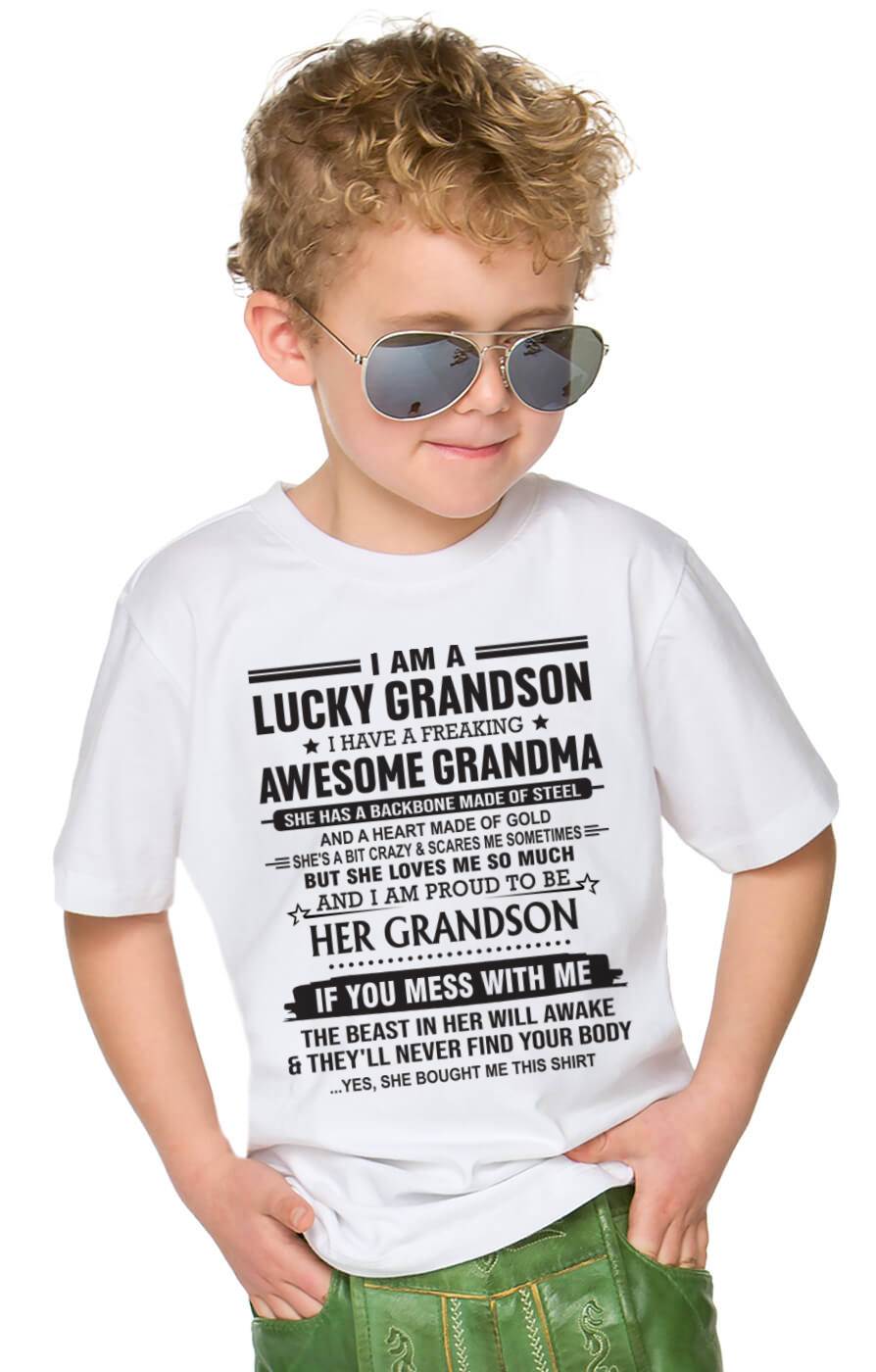 GRANDSON OF A STRONG & LOVING GRANDMA - FROM GRANDMA - TLEE00 (SKU11-154-00)