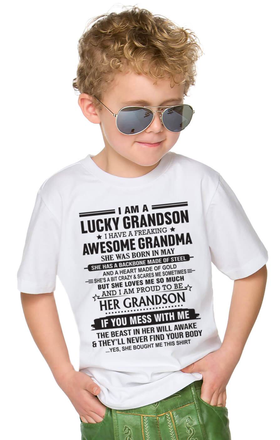 MAY - GRANDSON OF A STRONG & LOVING GRANDMA - FROM GRANDMA - TLEE05 (SKU11-154-05)