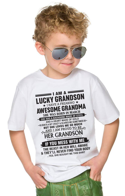 MARCH - GRANDSON OF A STRONG & LOVING GRANDMA - FROM GRANDMA - TLEE03 (SKU11-154-03)