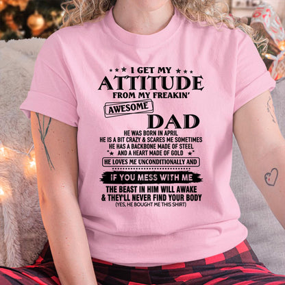 April - Gift For Son and Daughter From Dad - TLEE04 - (SKU-TDADC-04)