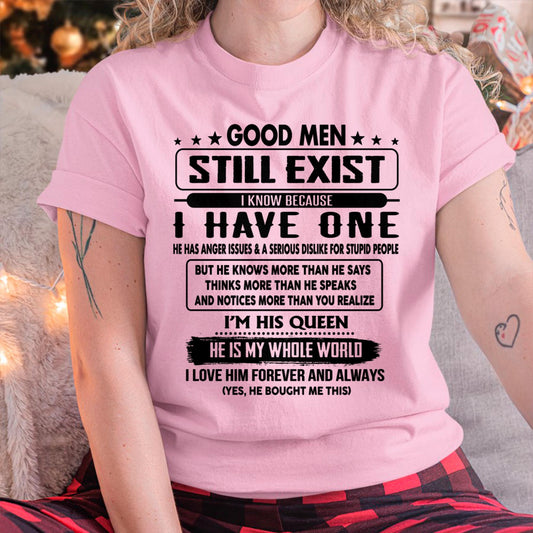 Good men Still Exist - gift for your girlfriend, wife from Husband - TLEE00 (SKU-GM-00)