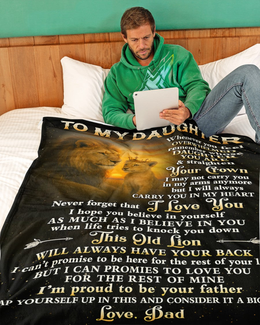 Special Gift For Your Daughter Blanket - From Dad (SKUB07-134)